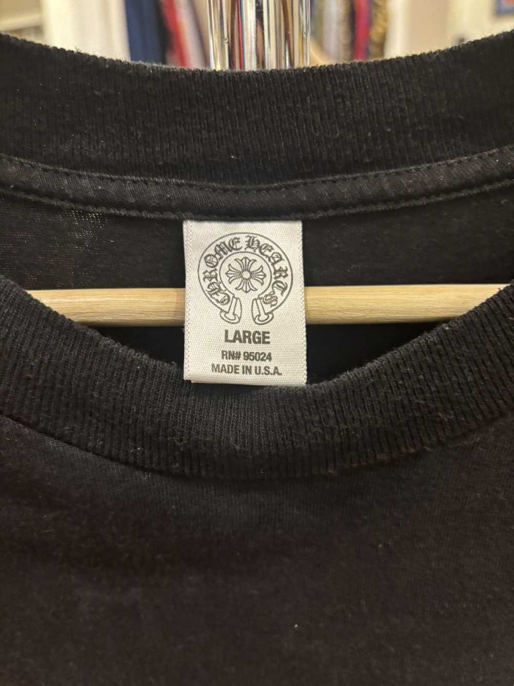 Chrome Hearts Chrome hearts floral dagger LS shirt - image 3