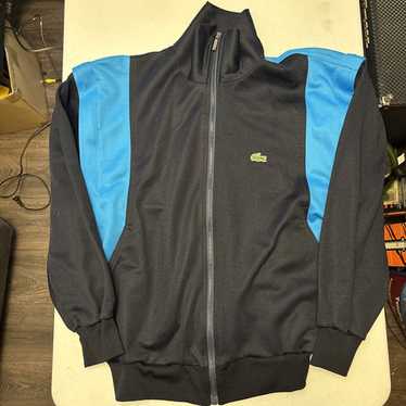 トップス 70's CHEMISE LACOSTE Tracksuit Vintage Lacoste France Vintage 70s Rare Adults' Tennis Training