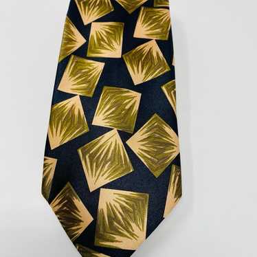 Vintage Pierre Balmain Geometric Patterned Tie