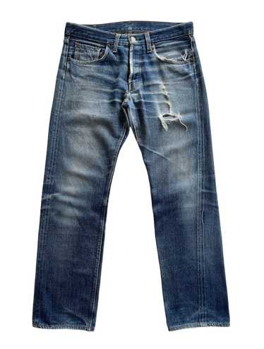 極美品 濃紺 DENIME SHINS 66モデル 60s復刻 セルビッジ 33