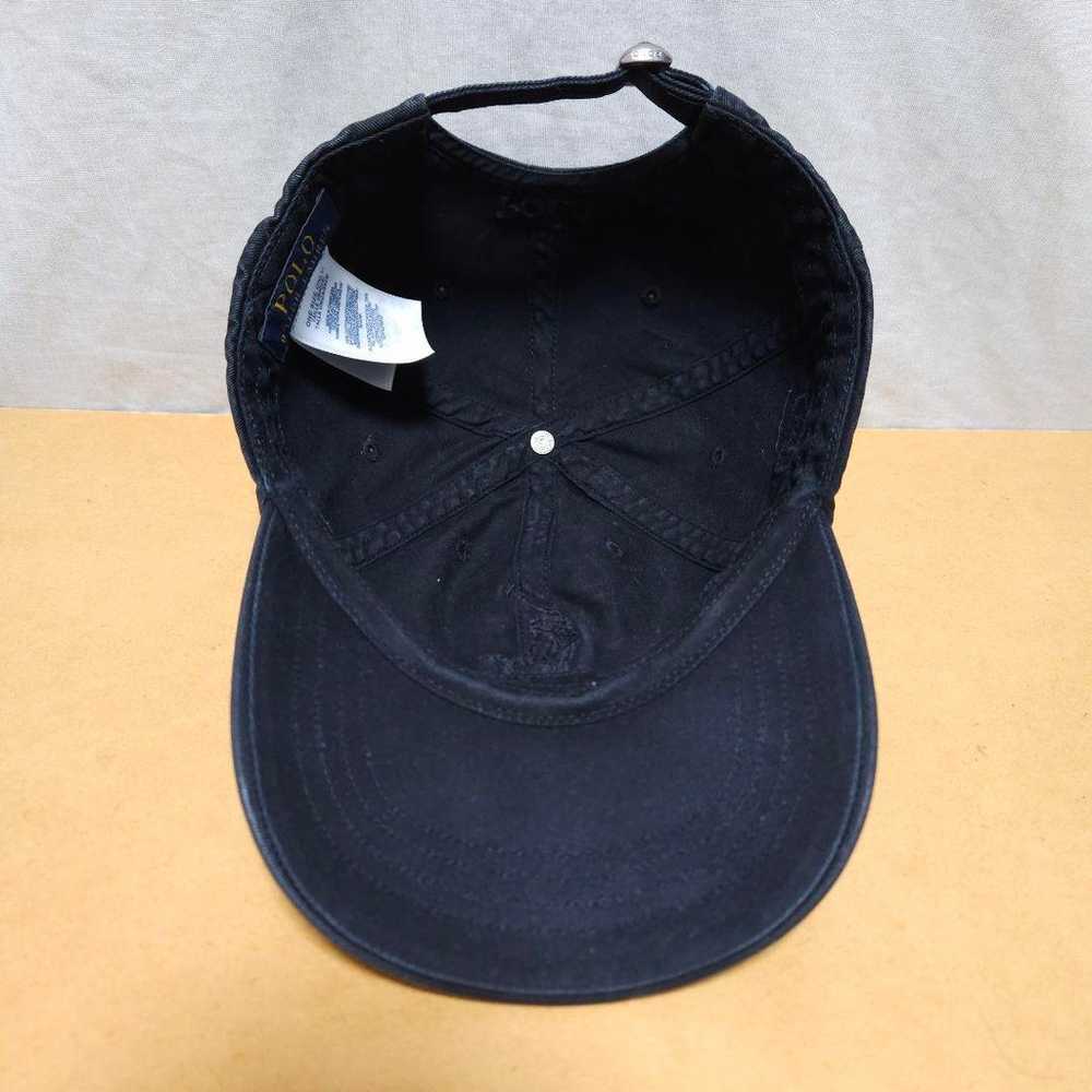 POLO Cap Black Polo Ralph Lauren Big Pony Vintage - image 5