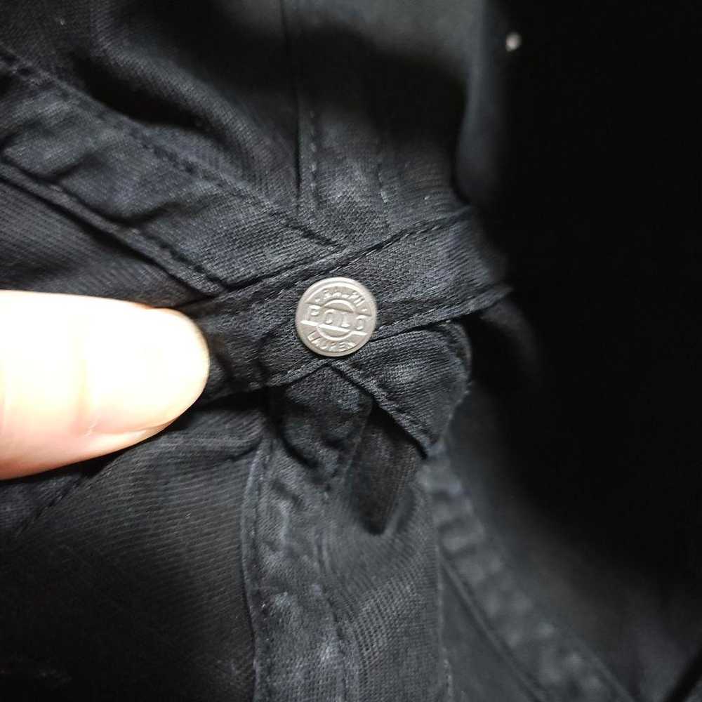 POLO Cap Black Polo Ralph Lauren Big Pony Vintage - image 8