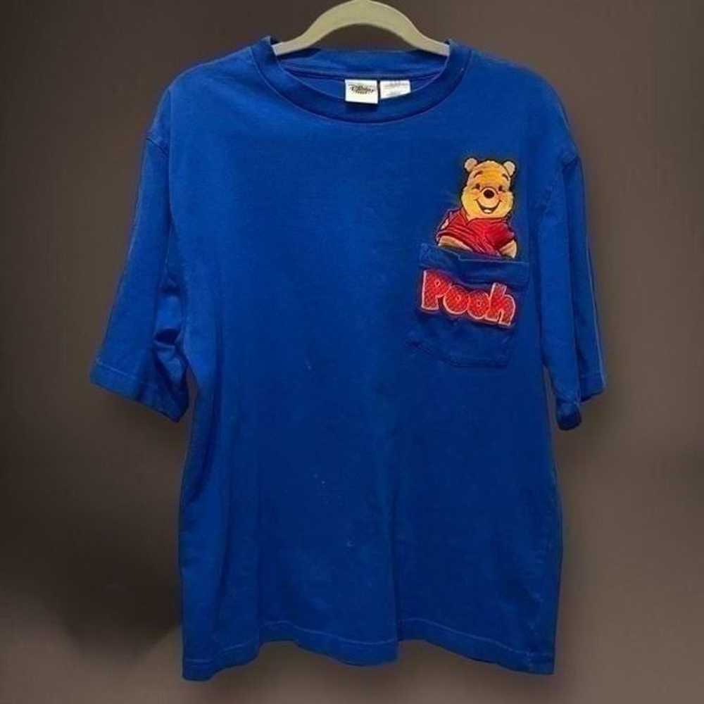 Vintage 90’s Disney Winnie The Pooh Embroidered T… - image 1