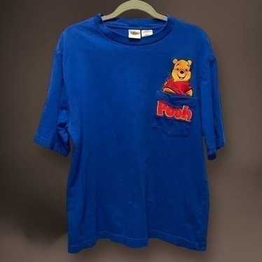 Vintage 90’s Disney Winnie The Pooh Embroidered T… - image 1