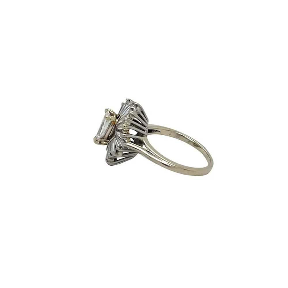 18k White Gold Diamond Ring - image 2
