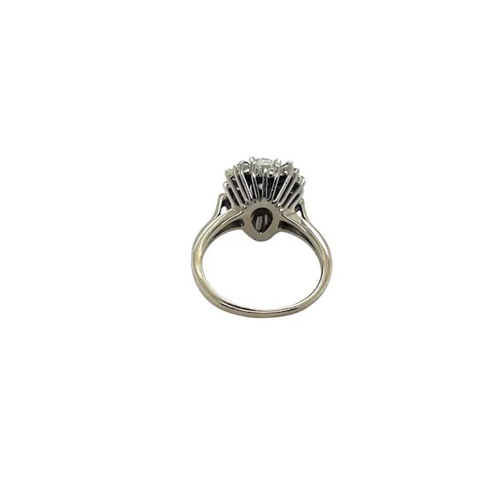 18k White Gold Diamond Ring - image 3