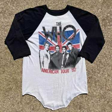 ヴィンテージTシャツ / THE WHO 1982 farewell u.s The Who 1982 Farewell Tour Tee