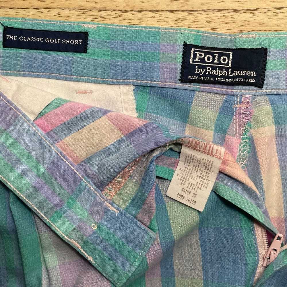 Vintage Polo Ralph Lauren Chino Golf Shorts Men 3… - image 4
