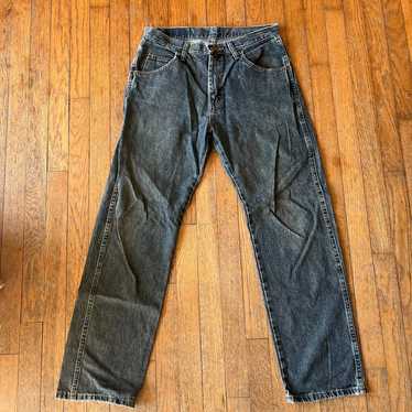 Wrangler dark wash denim jeans