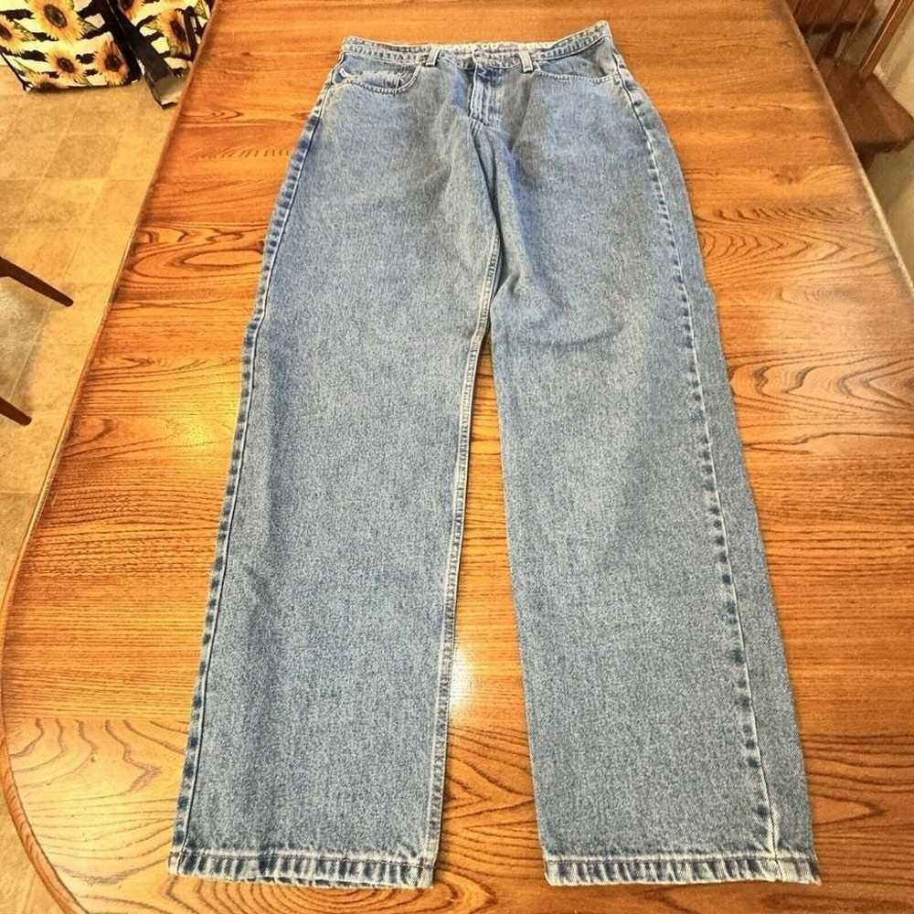 Vintage Ralph Lauren Polo Jeans Co Blue Denim Bag… - image 2