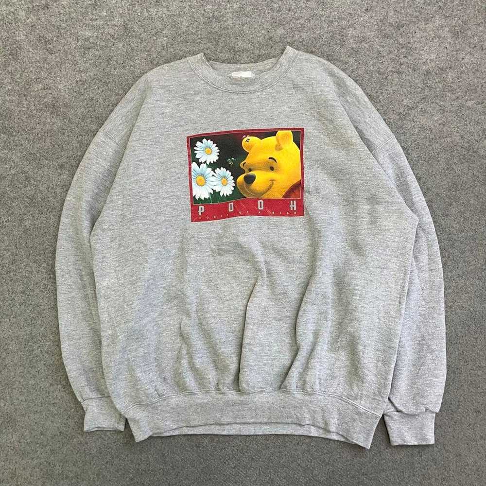 P132 Disney Winnie the Pooh Character Print Sweat… - image 2
