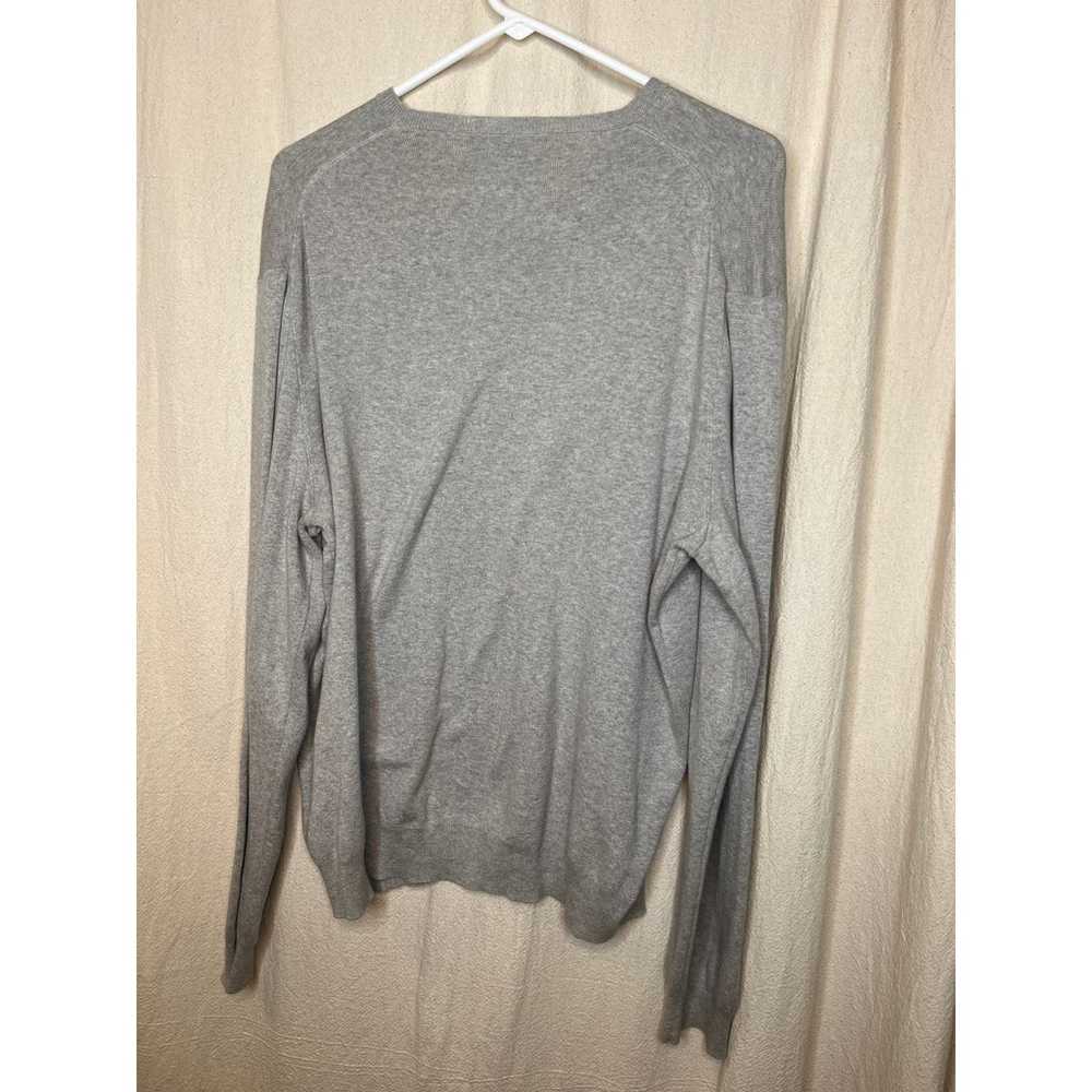 Vintage 2000s Polo Ralph Lauren Grey Pima Minimal… - image 4