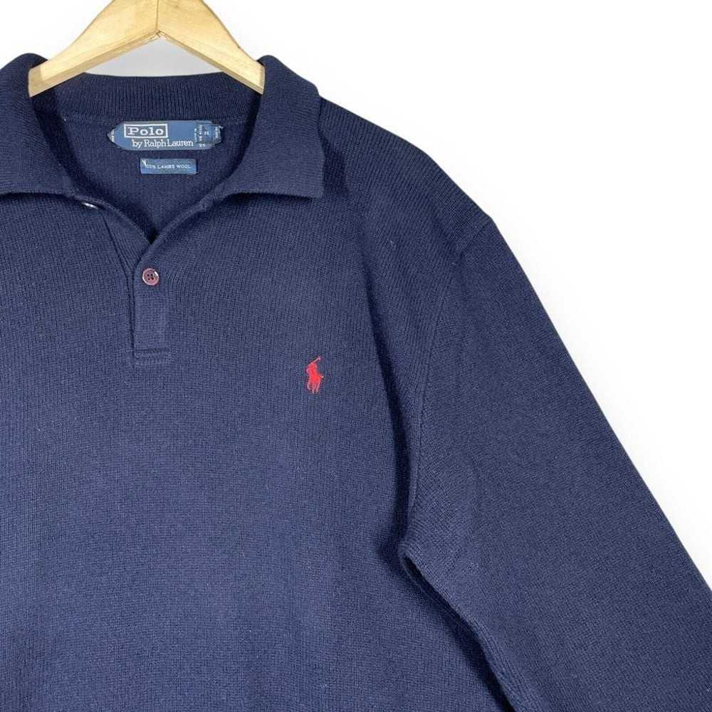 Vintage Polo Ralph Lauren Collared Sweater Mens X… - image 2