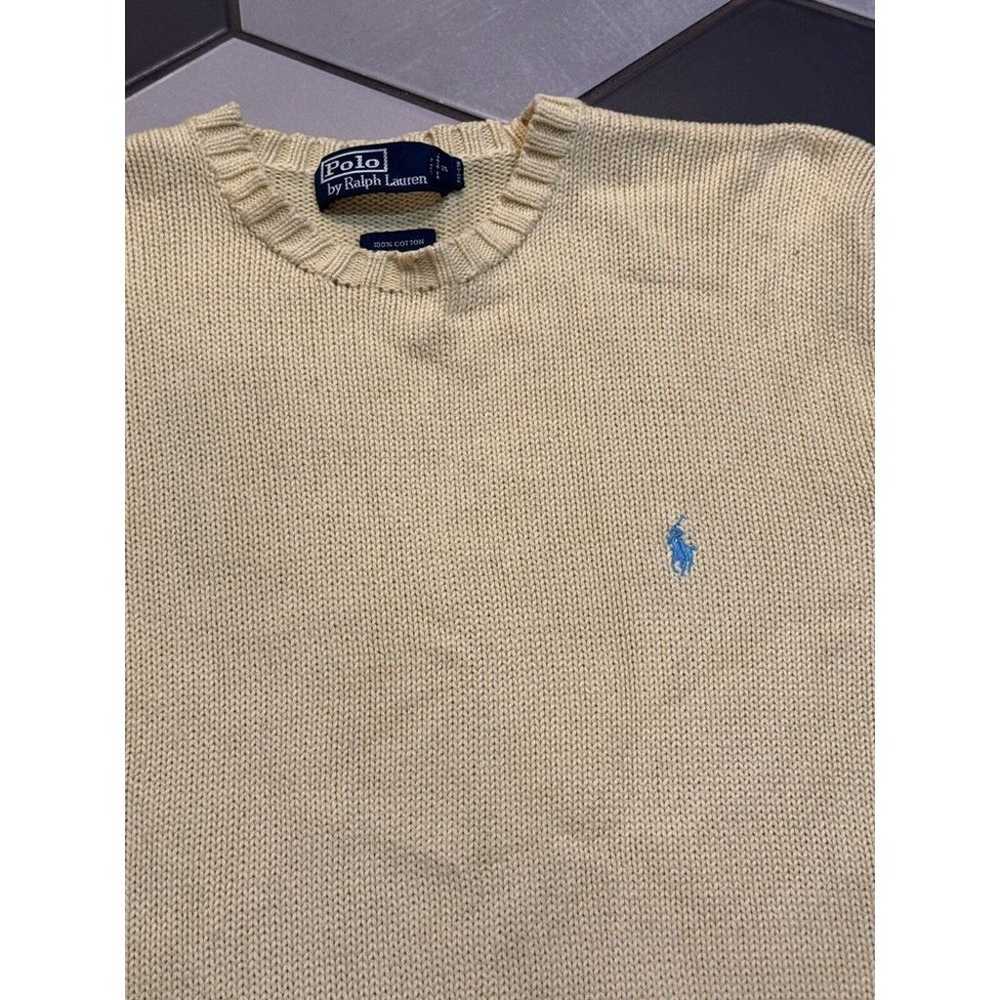 Vintage Polo Ralph Lauren Sweater Mens Crewneck 1… - image 2