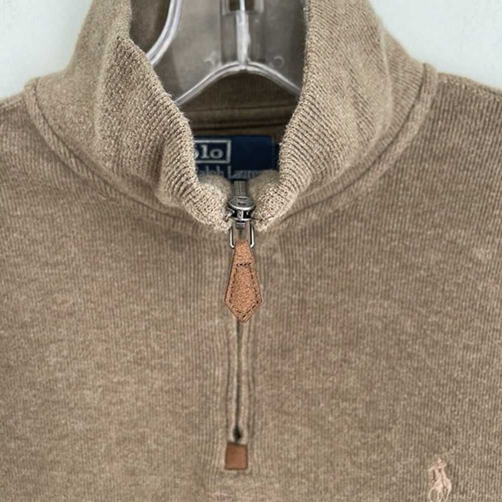 Vintage Polo Ralph Lauren Green Long Sleeve Quart… - image 6