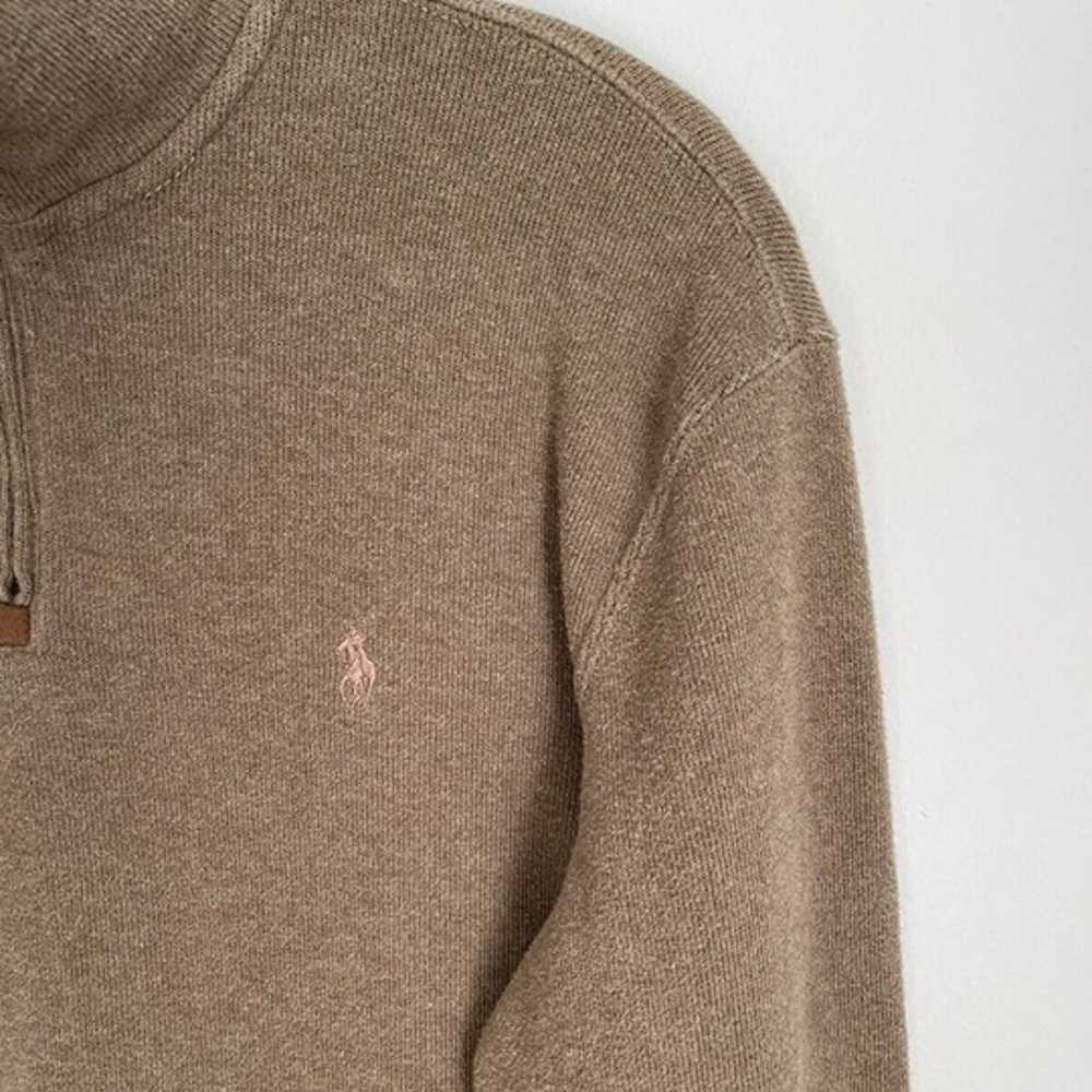 Vintage Polo Ralph Lauren Green Long Sleeve Quart… - image 7