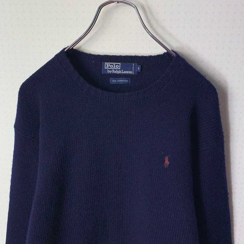 90s Polo by Ralph Lauren lambswool knit sweater - image 2