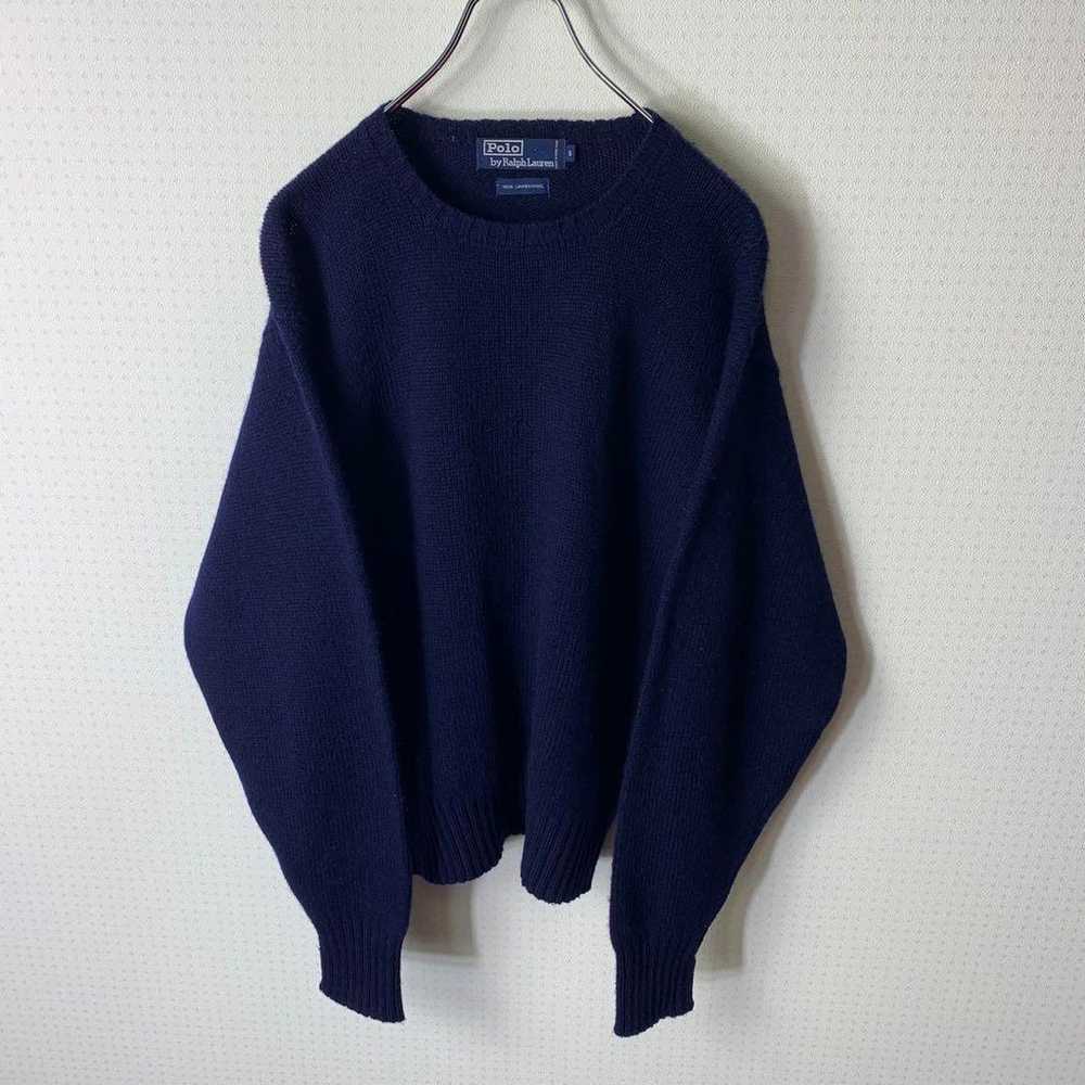 90s Polo by Ralph Lauren lambswool knit sweater - image 6