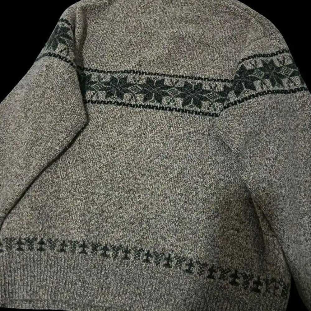 CHAPS RALPH LAUREN Knit Collared Sweater with Wal… - image 2