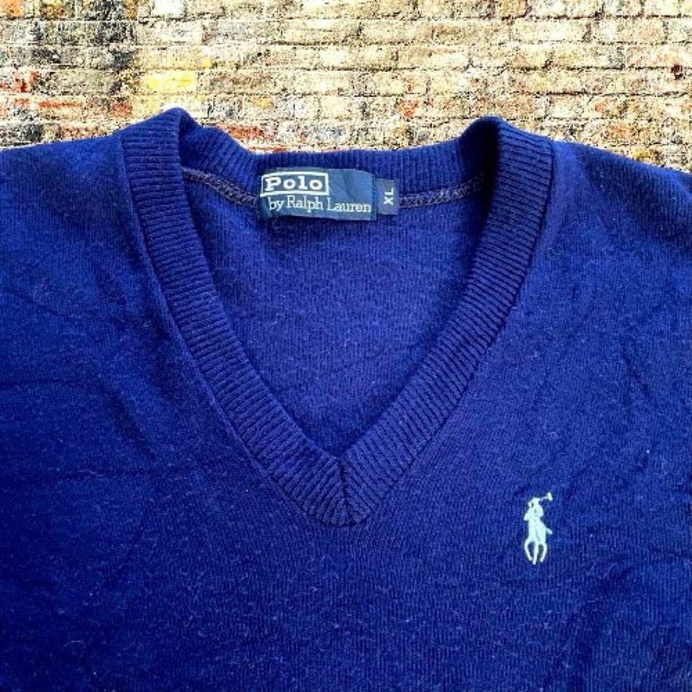 【Vintage】POLO Ralph Lauren Knit Sweater with Embr… - image 3