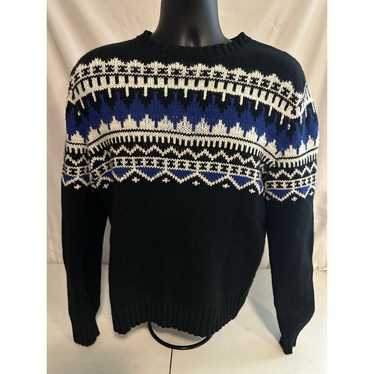 Vintage 90s POLO Ralph Lauren Mens Fair Isle Swea… - image 1