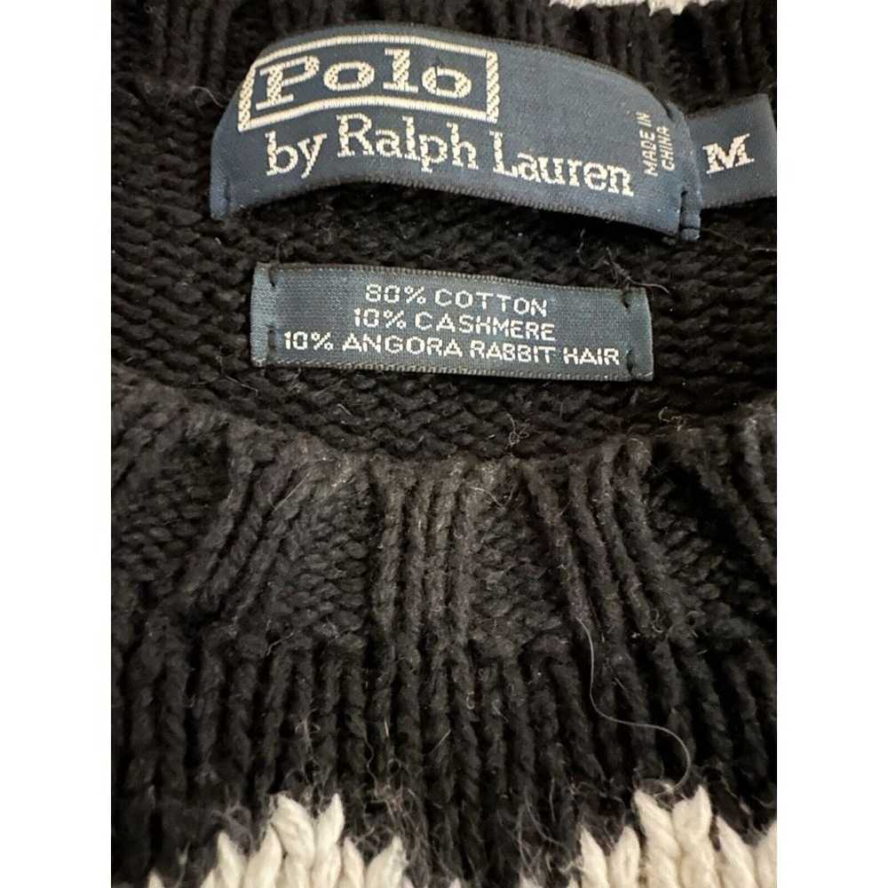 Vintage 90s POLO Ralph Lauren Mens Fair Isle Swea… - image 6