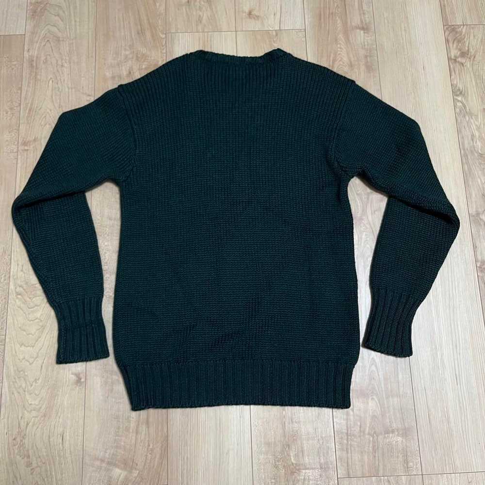 90s POLO Ralph Lauren Polo One-Point Knit Sweater - image 5