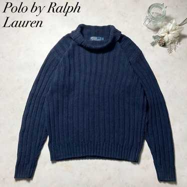 90s POLO BY RALPH LAUREN Cotton Sweater Knit L - image 1