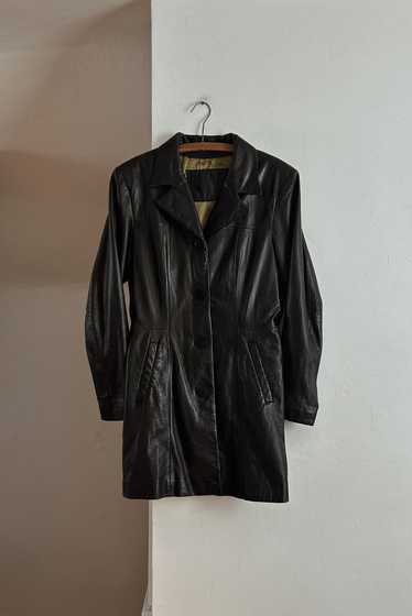 1990's BUTTERY SOFT BLACK LEATHER JACKET | SIZE S