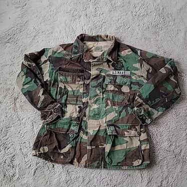 U.S. NAVY 迷彩服 MEDIUM ーＸ　ＬＯＮＧ U.S. NAVY 迷彩服 MEDIUM ーX LONG Asymmetric Layered