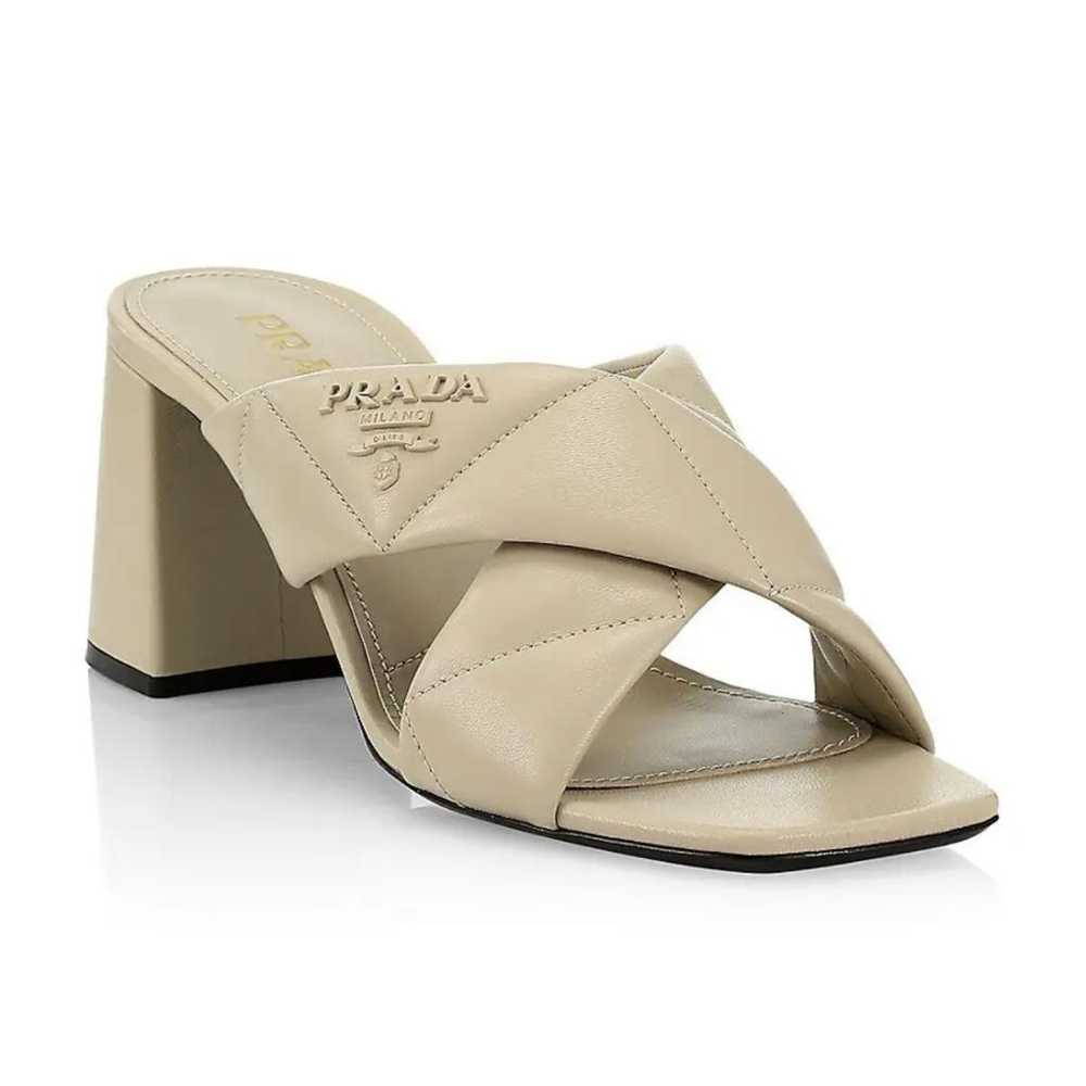 Prada Leather heels - image 3