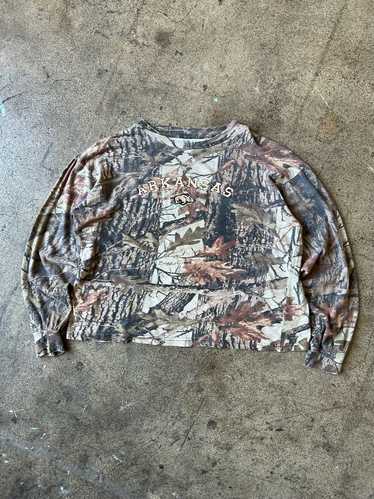 2000s Arkansas Boxy Camo Long Sleeve