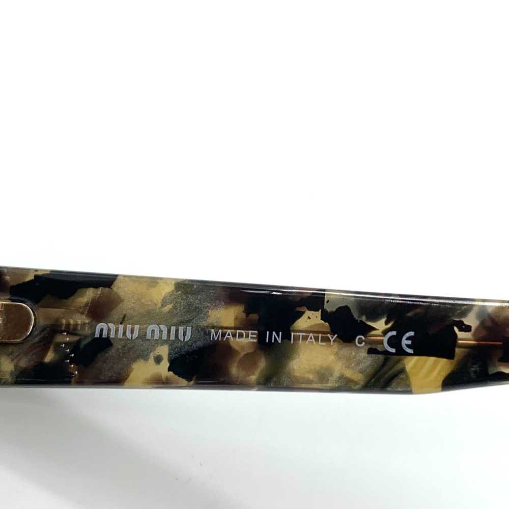 Miu Miu Miu Miu Womens Oversized Square Tortoises… - image 4