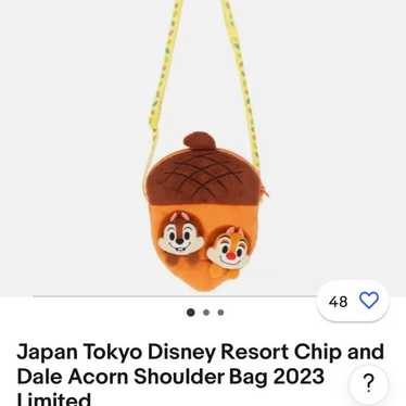 Chip and dale tokyo disney bag