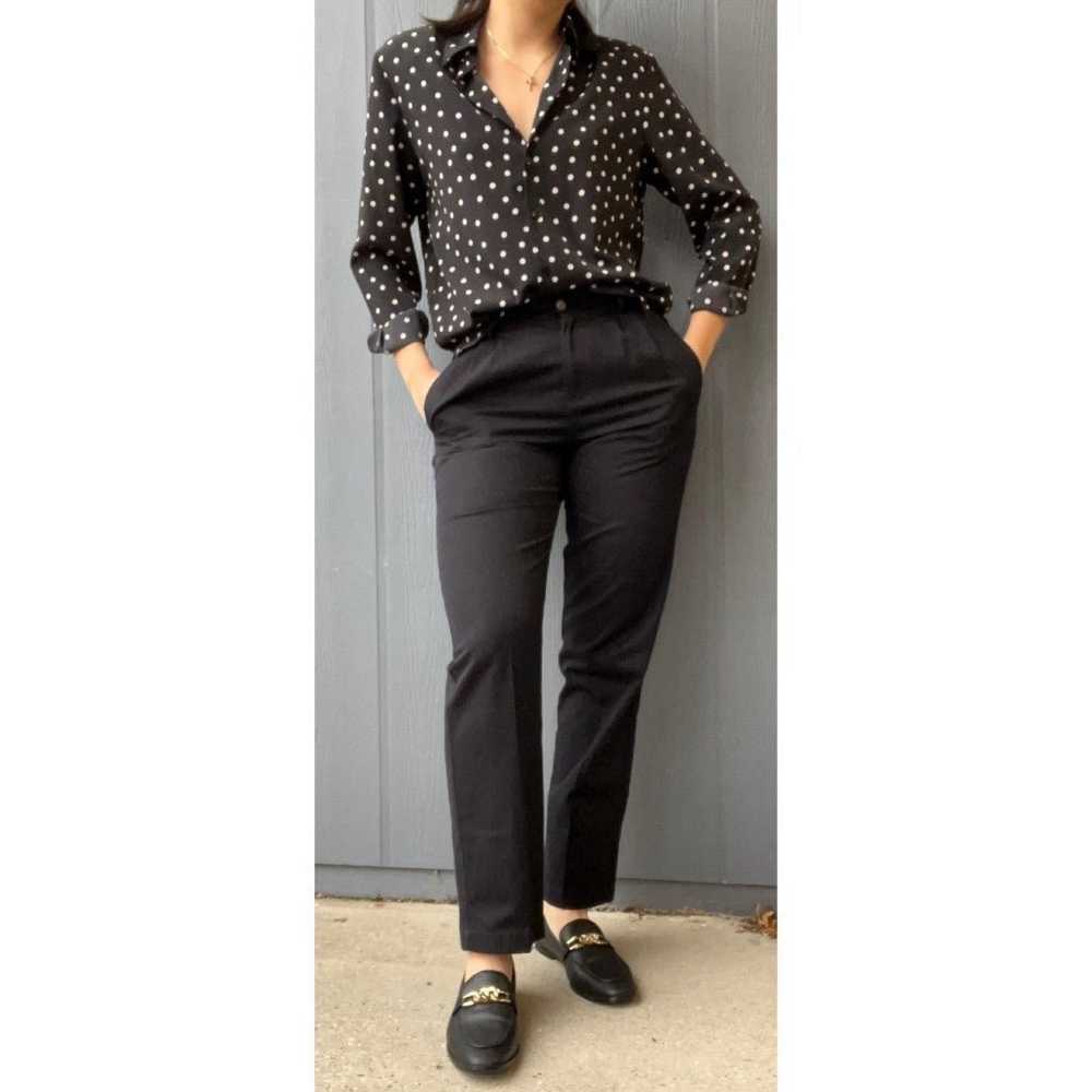 Vintage Karen Scott Polka Dot Blouse - image 5