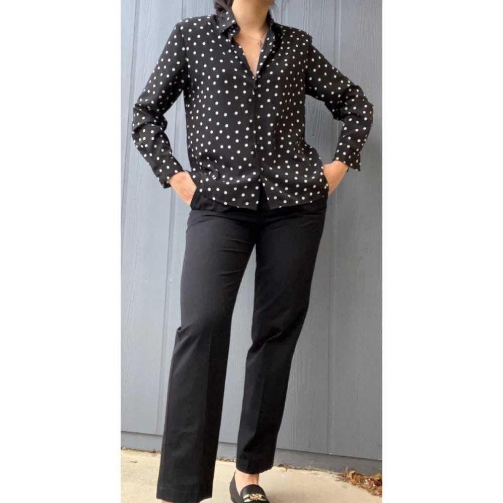 Vintage Karen Scott Polka Dot Blouse - image 6