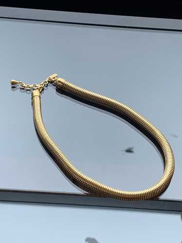 Gold snake chain necklace