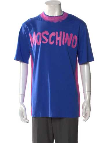 Tシャツ・カットソー Moschino BLUE FLOWERS ALLOVER PRINT SHIRT (02132057_1365) Moschino shirt blue & - Gem