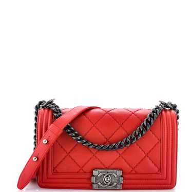 CHANEL Stitch Boy Flap Bag Quilted Calfskin Old Me