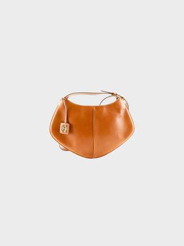 Loewe 2000s Brown Anagram Shoulder Bag