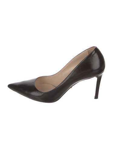 Prada Patent Leather Pumps Black Pointed-Toes - image 1