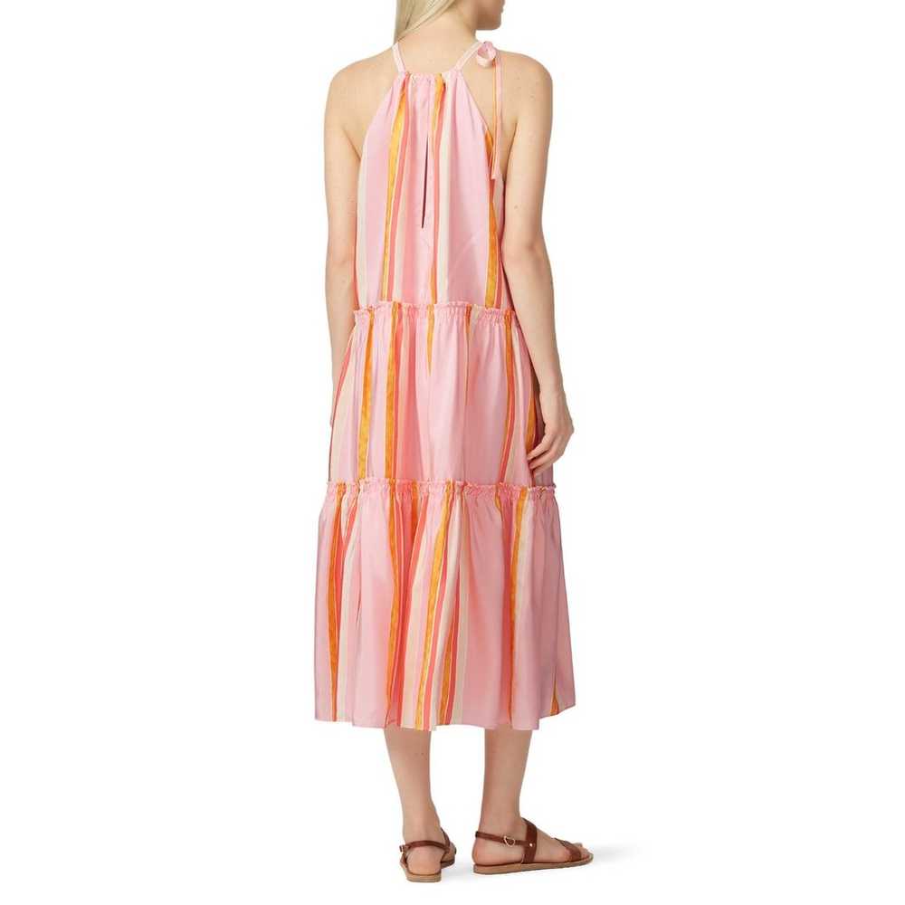 Club Monaco Amirra Dress Women's 4 Pink Striped S… - image 2