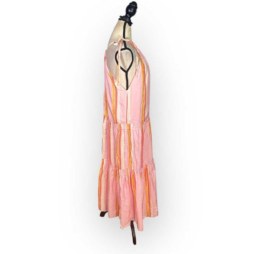 Club Monaco Amirra Dress Women's 4 Pink Striped S… - image 6