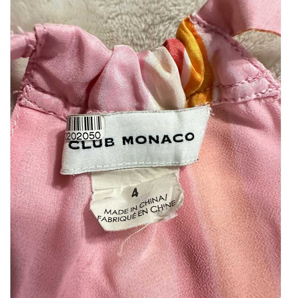 Club Monaco Amirra Dress Women's 4 Pink Striped S… - image 7