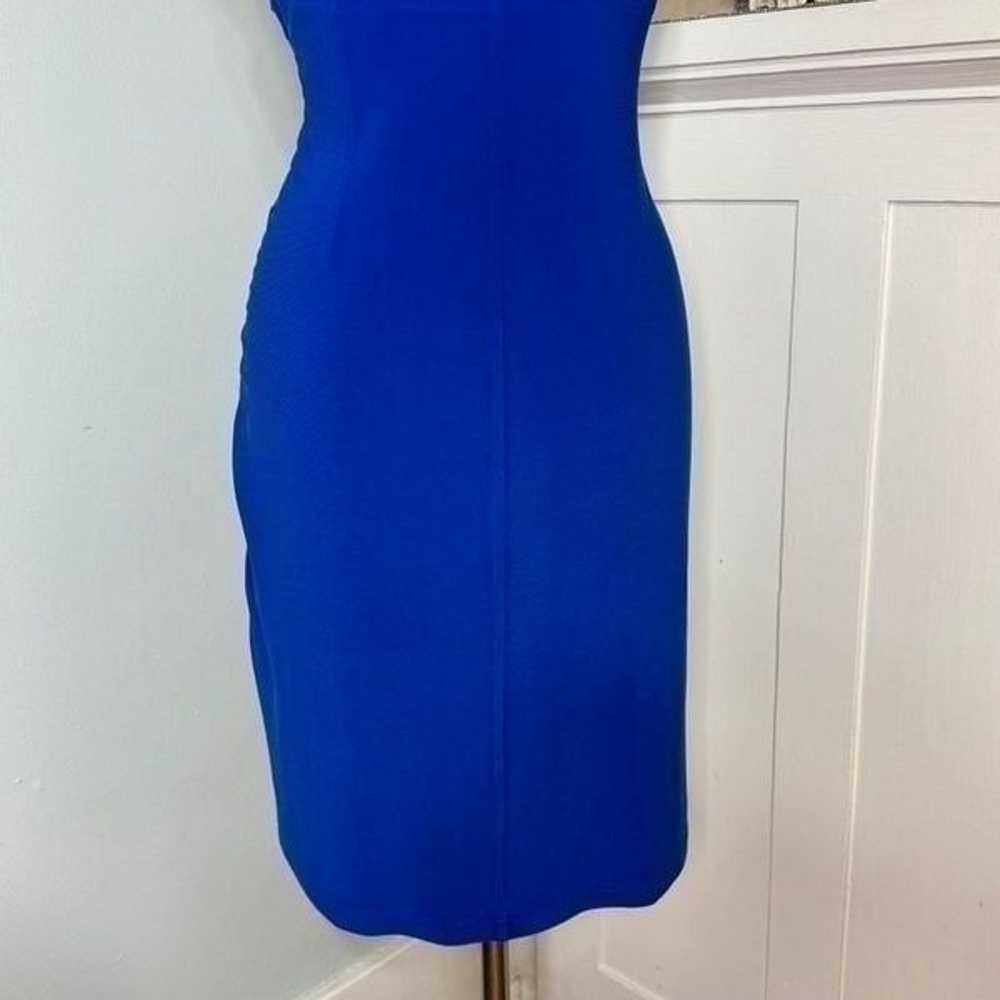 Ralph Lauren Blue V-Neck Ruched Sheath Dress Size… - image 7