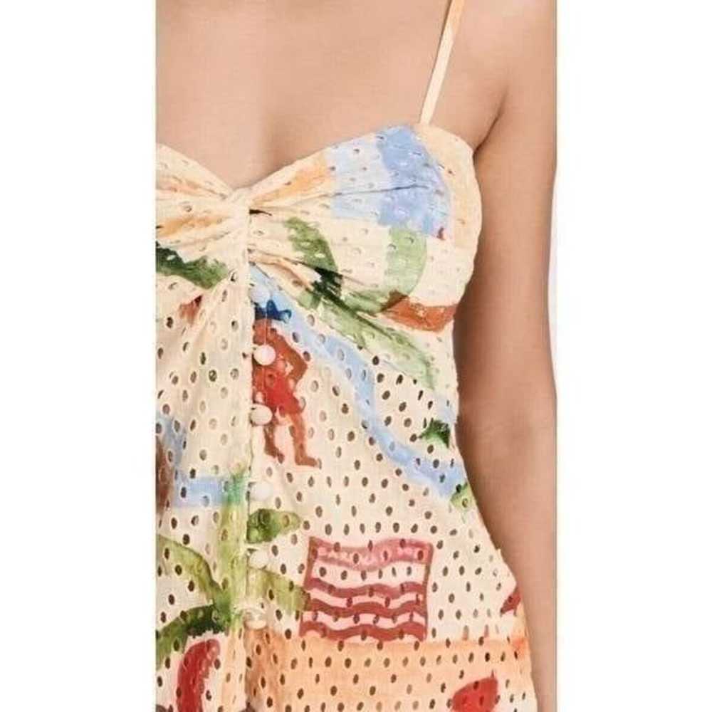 Anthropologie Farm Rio Copacabana Eyelet Dress Co… - image 11