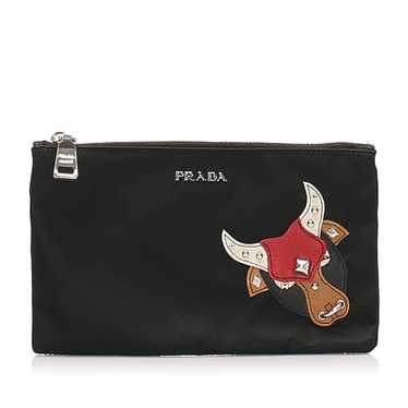 Prada Black Tessuto Pouch