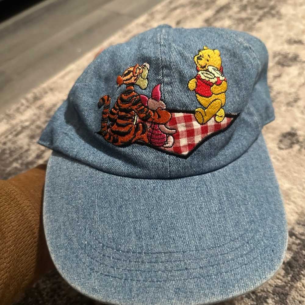 Vintage Winnie the Pooh hat, Winnie the Pooh jean… - image 1