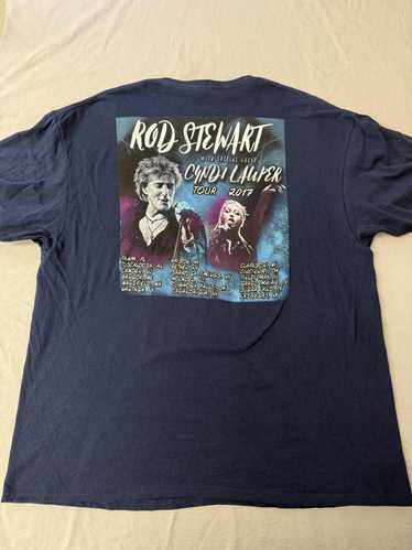 Delta Rod Stewart T-shirt With Cindi Lauper Tour 2