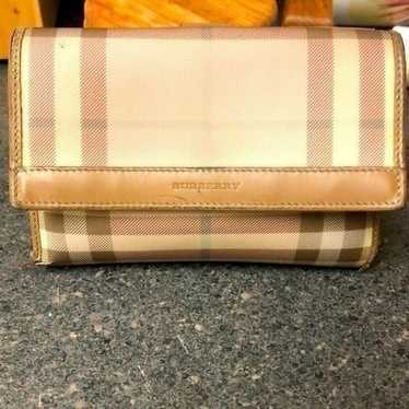 Authentic Burberry Pink Vintage Small Wallet